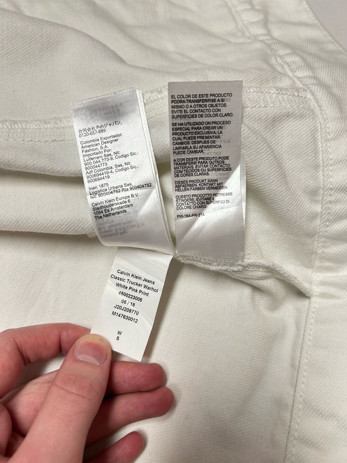 Calvin Klein Jeans x Andy Warhol x Raf Simons FW2017 Classic Tucker Jacket