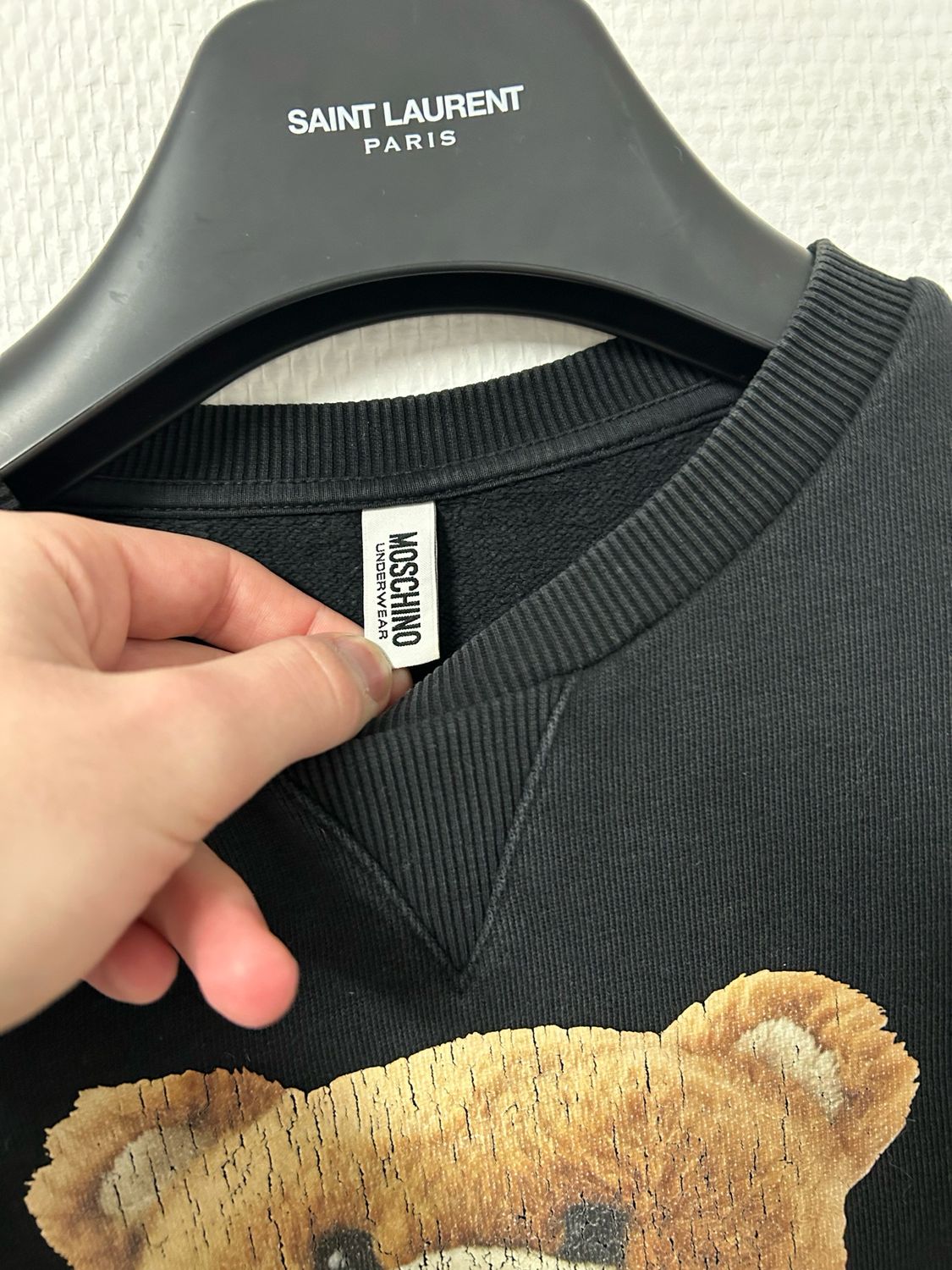 Moschino by Jeremy Scott FW2016 Teddy Print Sweatshirt