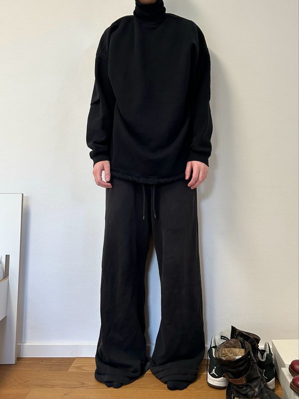 Balenciaga by Demna Gvasalia 2018 Double Layer Hybrid Turtleneck