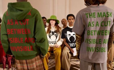 Gucci by Alessandro Michele  FW2019 “The Mask” Spiked Hoodie