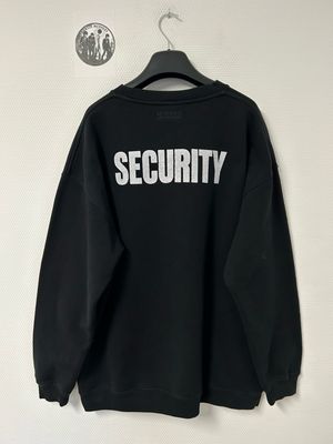 Vetements by Demna Gvasalia FW2021 “Security” Heavyweight Crewneck Sweatshirt