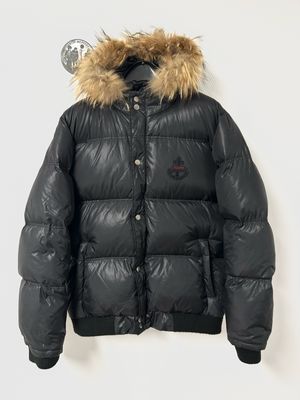 Jean Paul Gaultier 2000s Raccoon Fur Down Puffer Jacket Jean Paul Gaultier 2000s Raccoon Fur Down Puffer Jacket