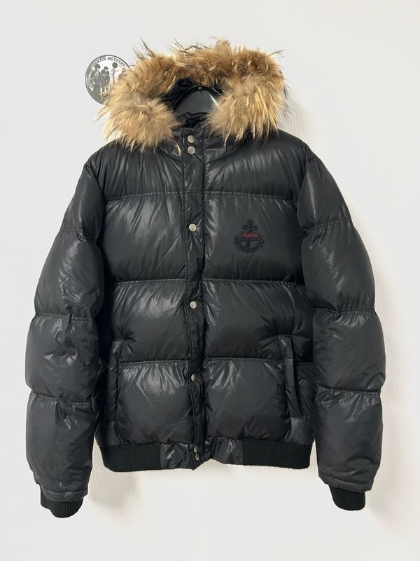 Jean Paul Gaultier 2000s Raccoon Fur Down Puffer Jacket