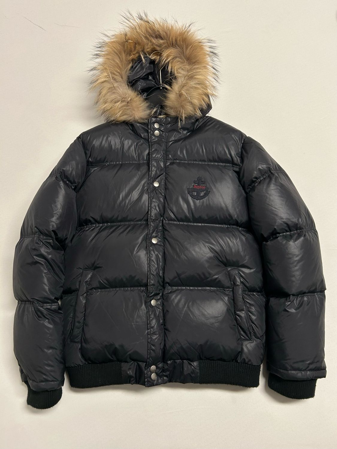 Jean Paul Gaultier 2000s Raccoon Fur Down Puffer Jacket