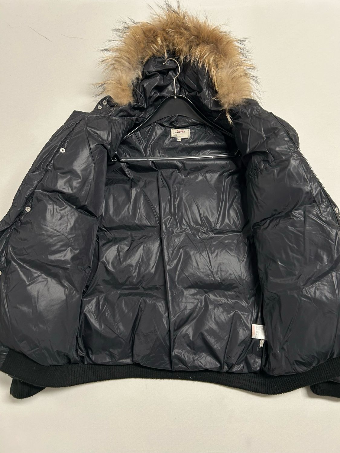 Jean Paul Gaultier 2000s Raccoon Fur Down Puffer Jacket