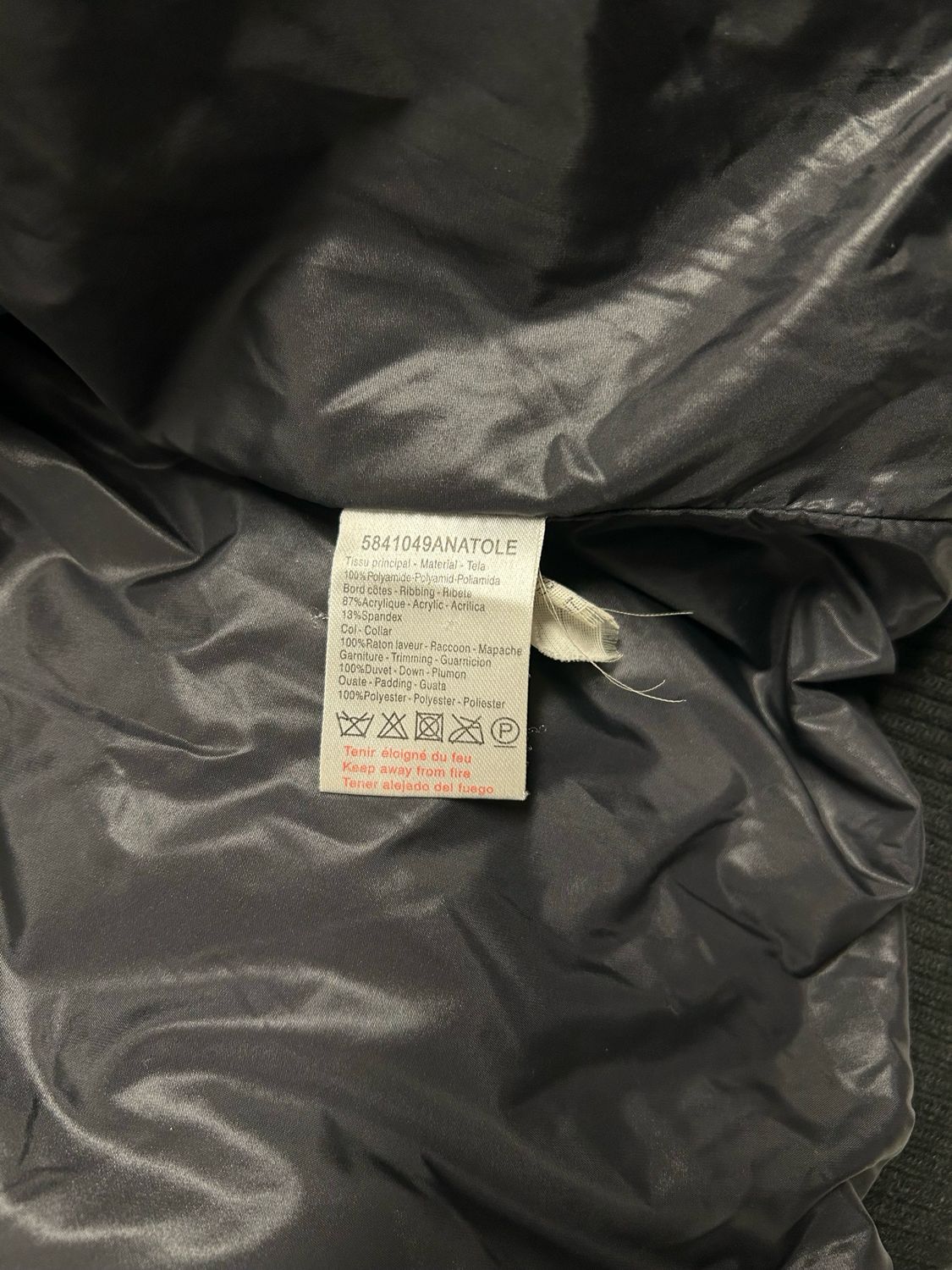 Jean Paul Gaultier 2000s Raccoon Fur Down Puffer Jacket