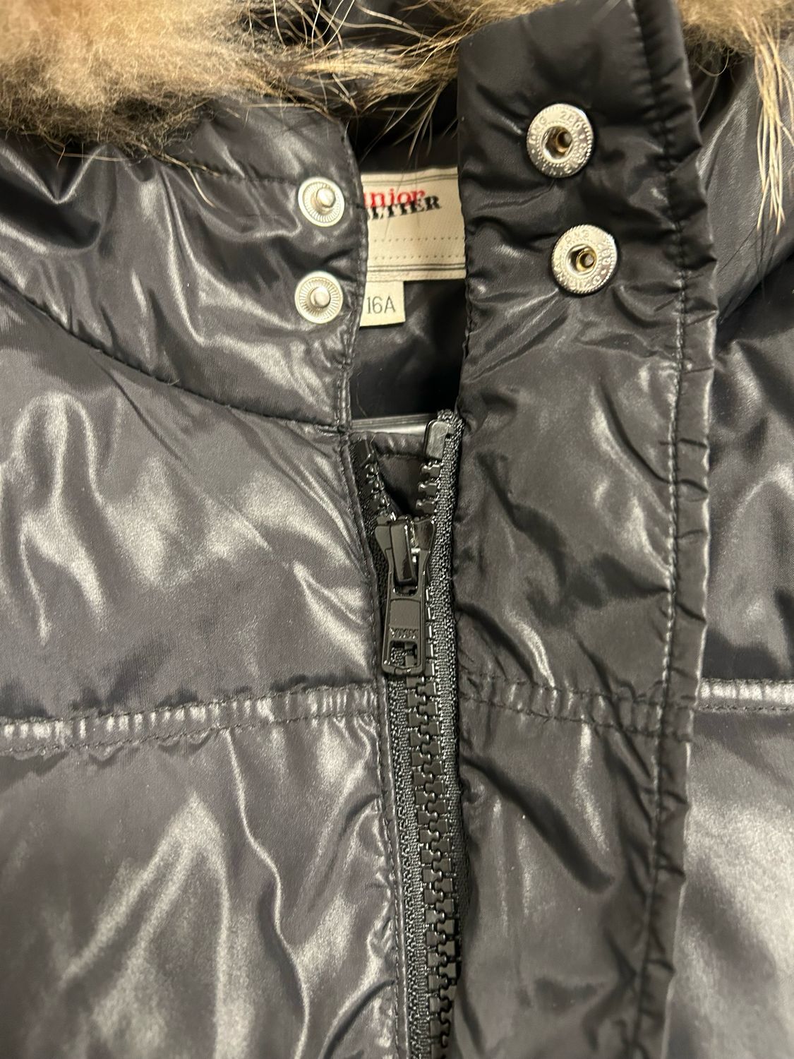 Jean Paul Gaultier 2000s Raccoon Fur Down Puffer Jacket