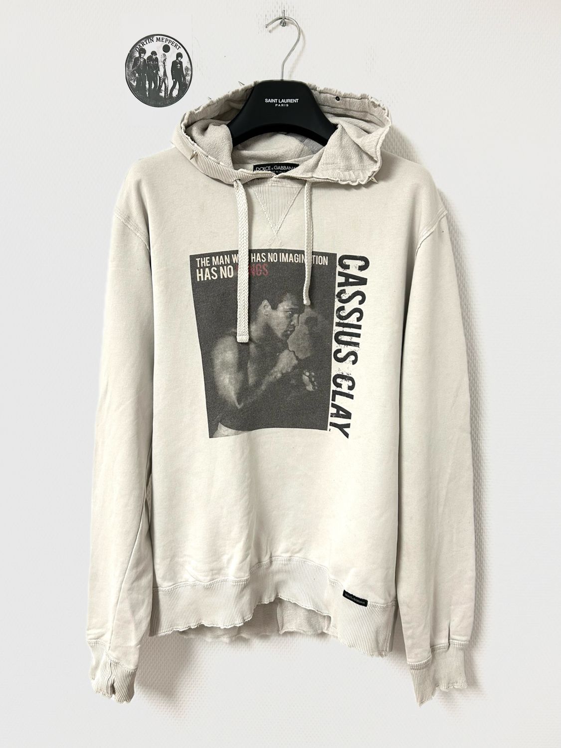 Dolce &amp; Gabbana by Domenico Dolce &amp; Stefano Gabbana SS2013 Muhammad Ali “Cassius Clay” Spiked Hoodie