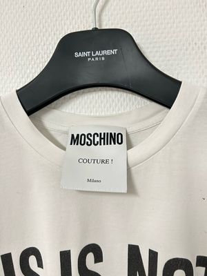 Moschino by Jeremy Scott SS2014 “This Is Not A Moschino T-Shirt”