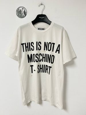 Moschino by Jeremy Scott SS2014 “This Is Not A Moschino T-Shirt”