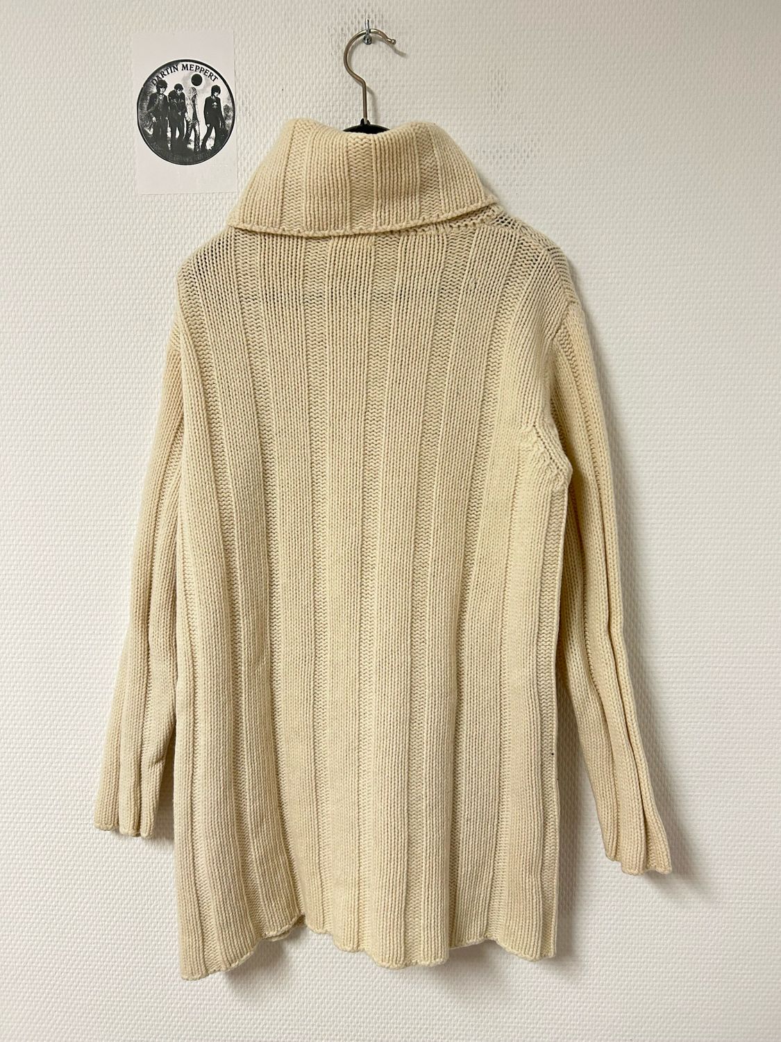 Helmut Lang FW1997 Heavyweight Ribbed Turtleneck Sweater