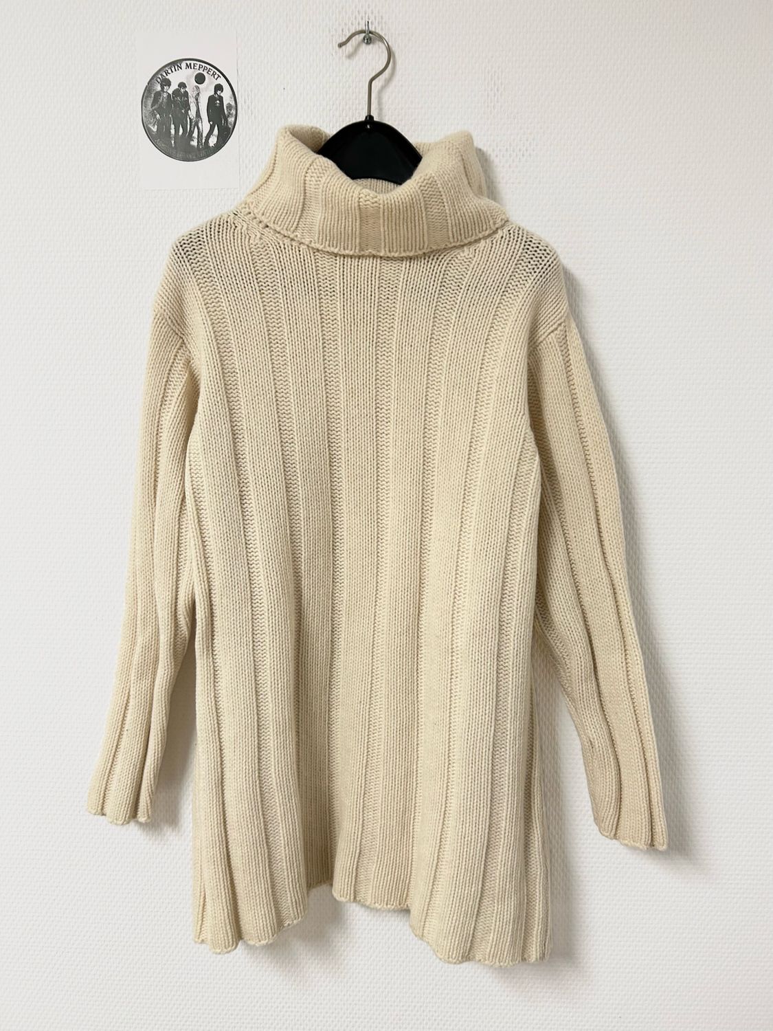 Helmut Lang FW1997 Heavyweight Ribbed Turtleneck Sweater