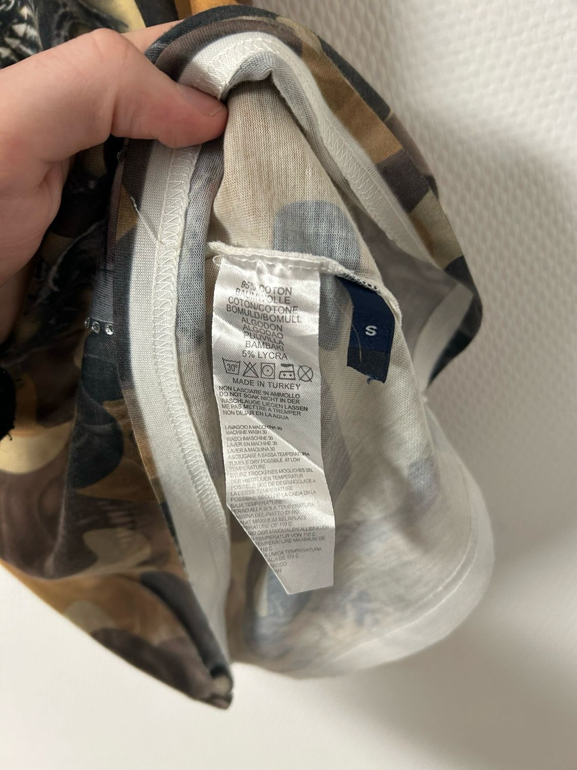 Philipp Plein SS2014 Rhinestone Skull Camo T-Shirt