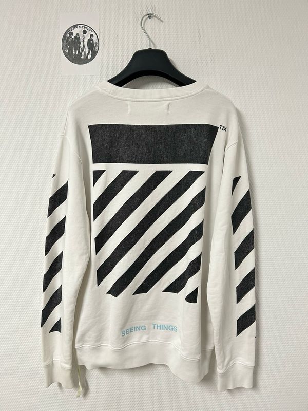 Off-White™ by Virgil Abloh FW2017 “Seeing Things” Caravaggio Crewneck