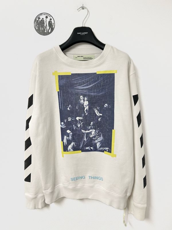 Off-White™ by Virgil Abloh FW2017 “Seeing Things” Caravaggio Crewneck