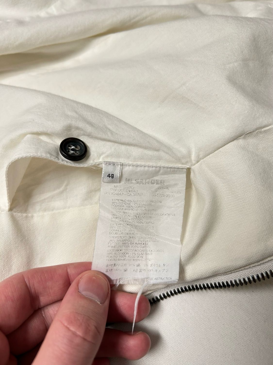 Jil Sander by Raf Simons SS2005 Cross Zip Moto Jacket