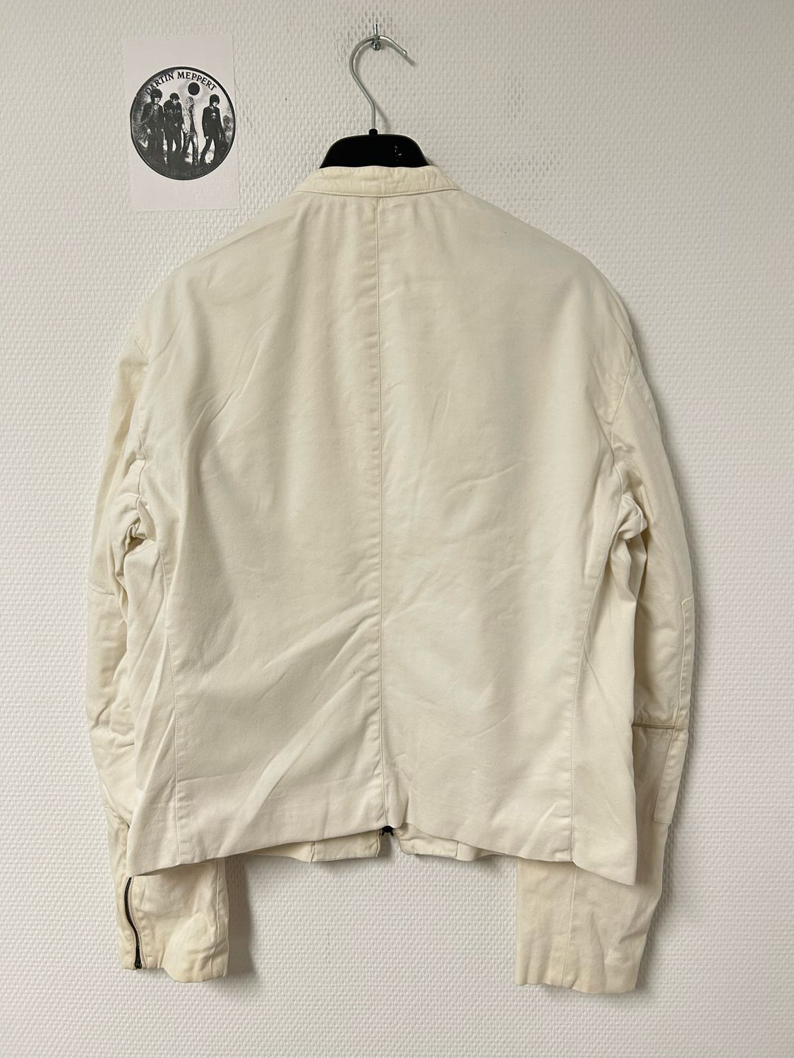 Jil Sander by Raf Simons SS2005 Cross Zip Moto Jacket