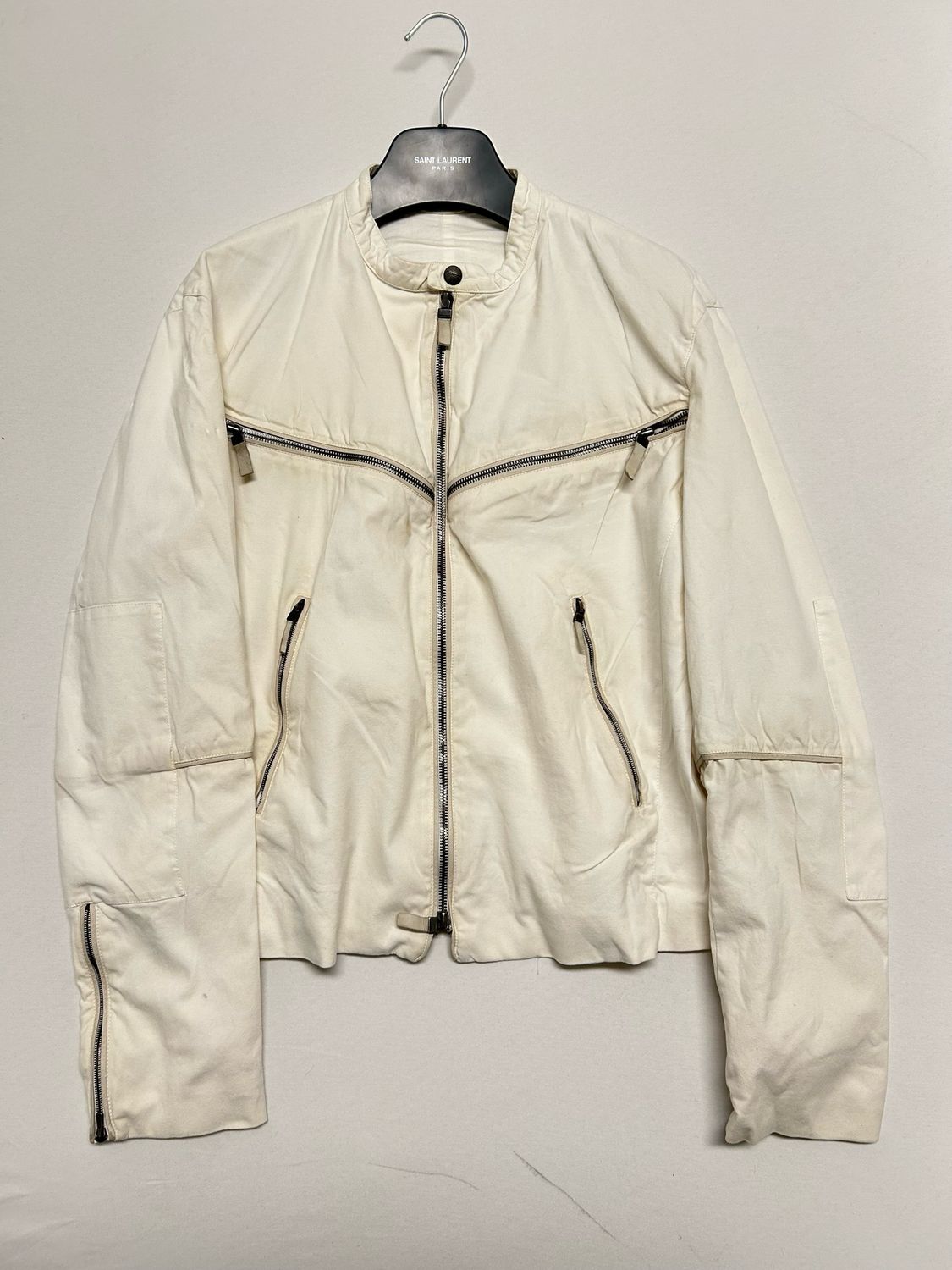 Jil Sander by Raf Simons SS2005 Cross Zip Moto Jacket
