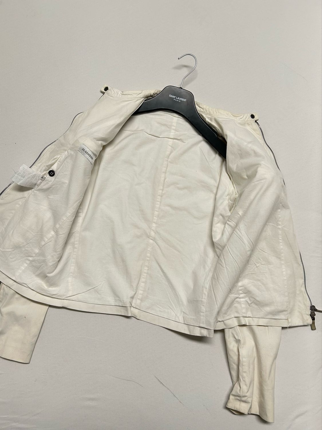 Jil Sander by Raf Simons SS2005 Cross Zip Moto Jacket