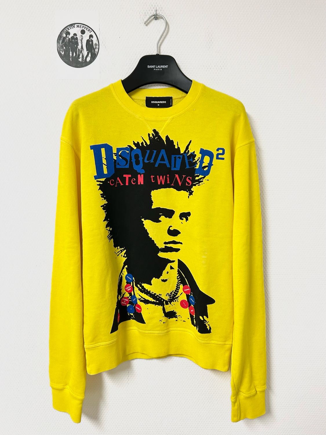 Dsquared2 by Dean &amp; Dan Caten  2019 Lou Reed Punk Graphic Sweatshirt