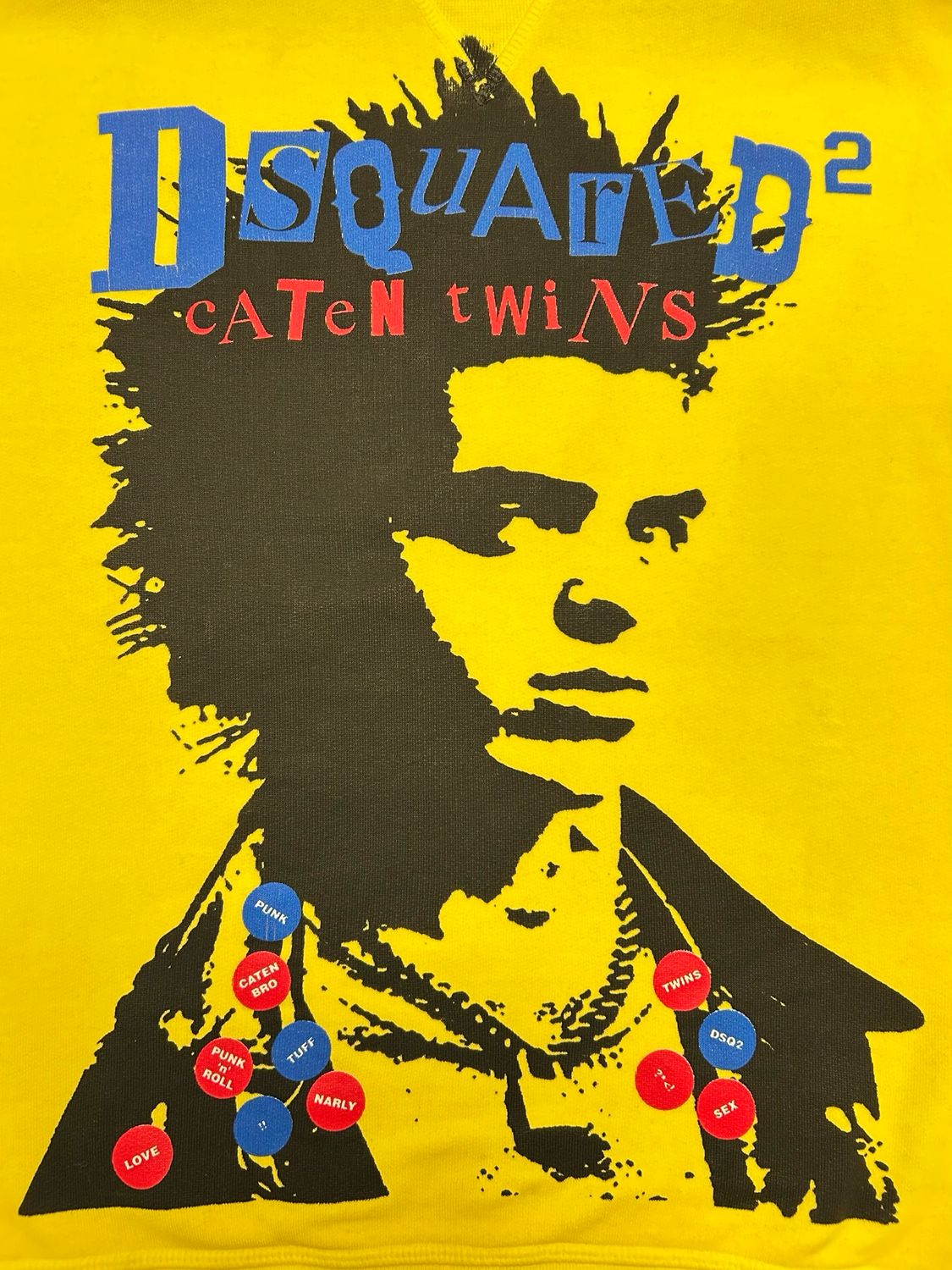 Dsquared2 by Dean &amp; Dan Caten  2019 Lou Reed Punk Graphic Sweatshirt