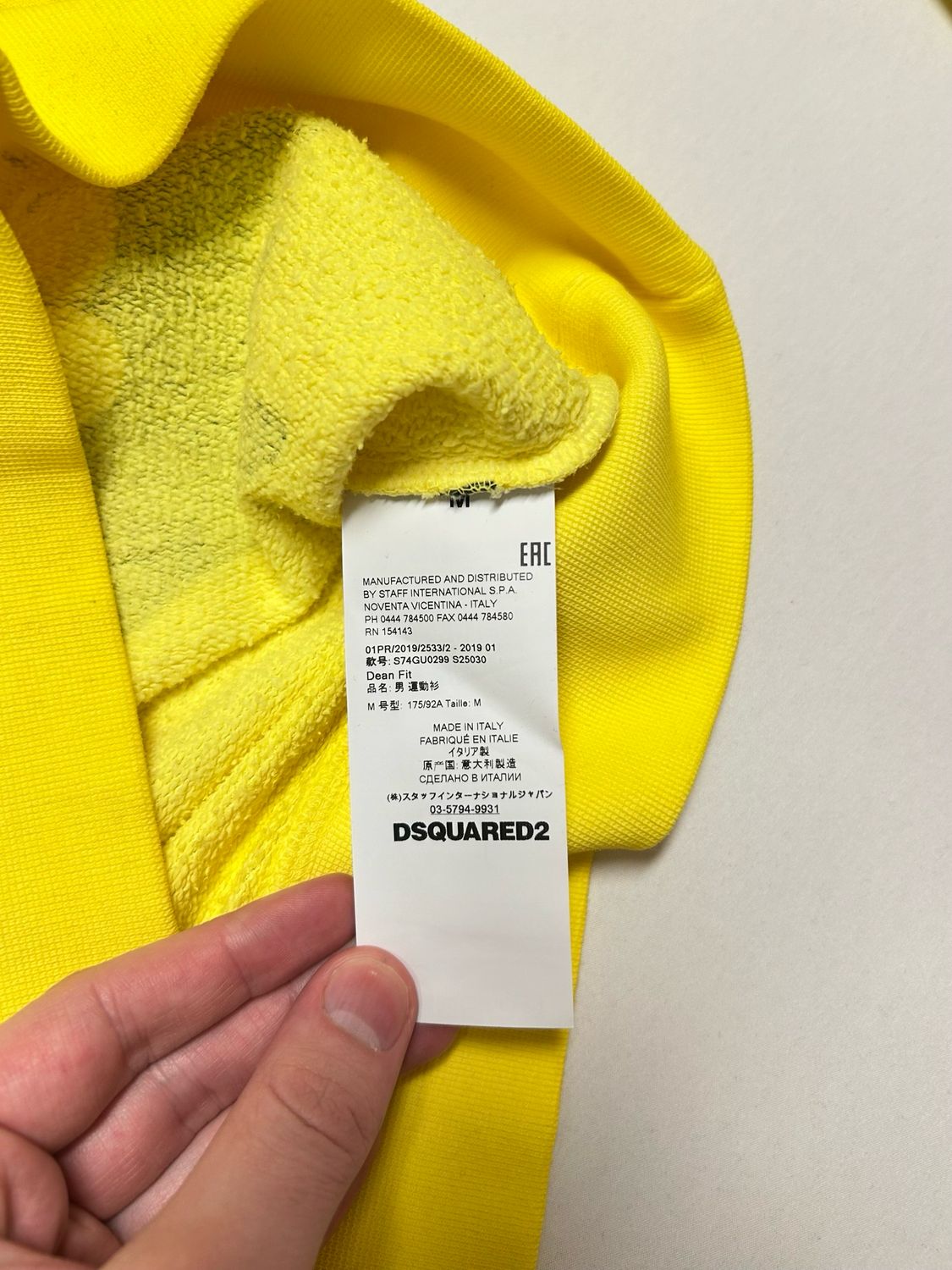 Dsquared2 by Dean &amp; Dan Caten  2019 Lou Reed Punk Graphic Sweatshirt