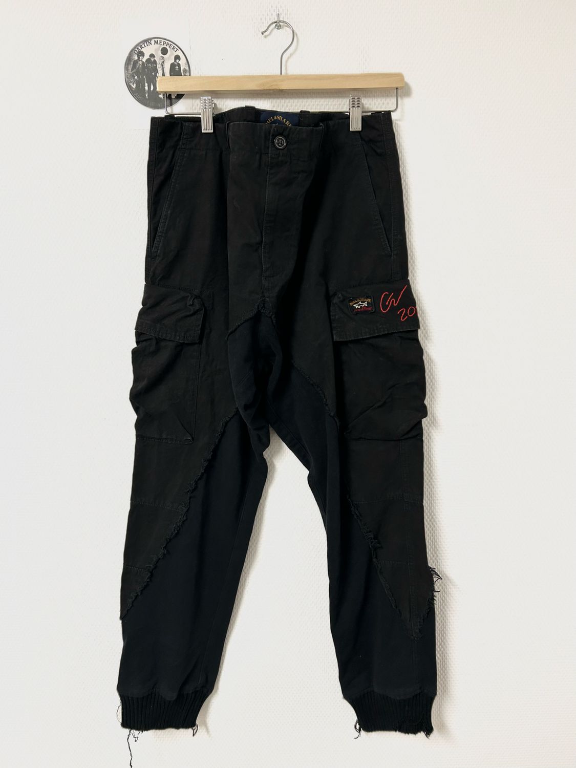 Greg Lauren  FW2020 50/50 Hybrid Reconstructed Cargo Pants