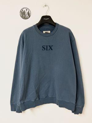 Maison Martin Margiela MM6 FW2019 “SIX” Logo Crewneck Sweatshirt Maison Martin Margiela MM6 FW2019 “SIX” Logo Crewneck Sweatshirt