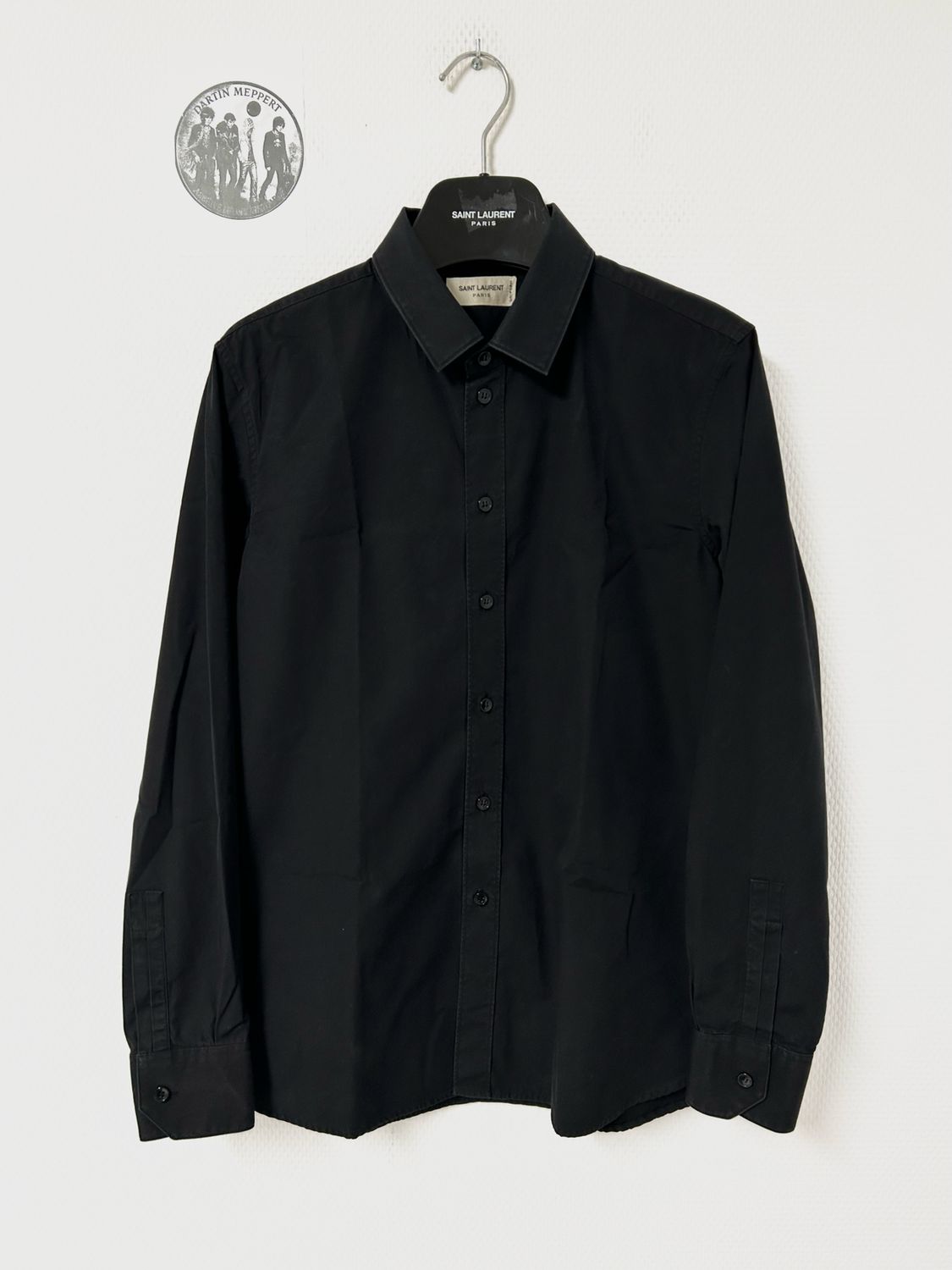 Saint Laurent Paris by Anthony Vaccarello SS2021 Classic Black Button-Up Shirt