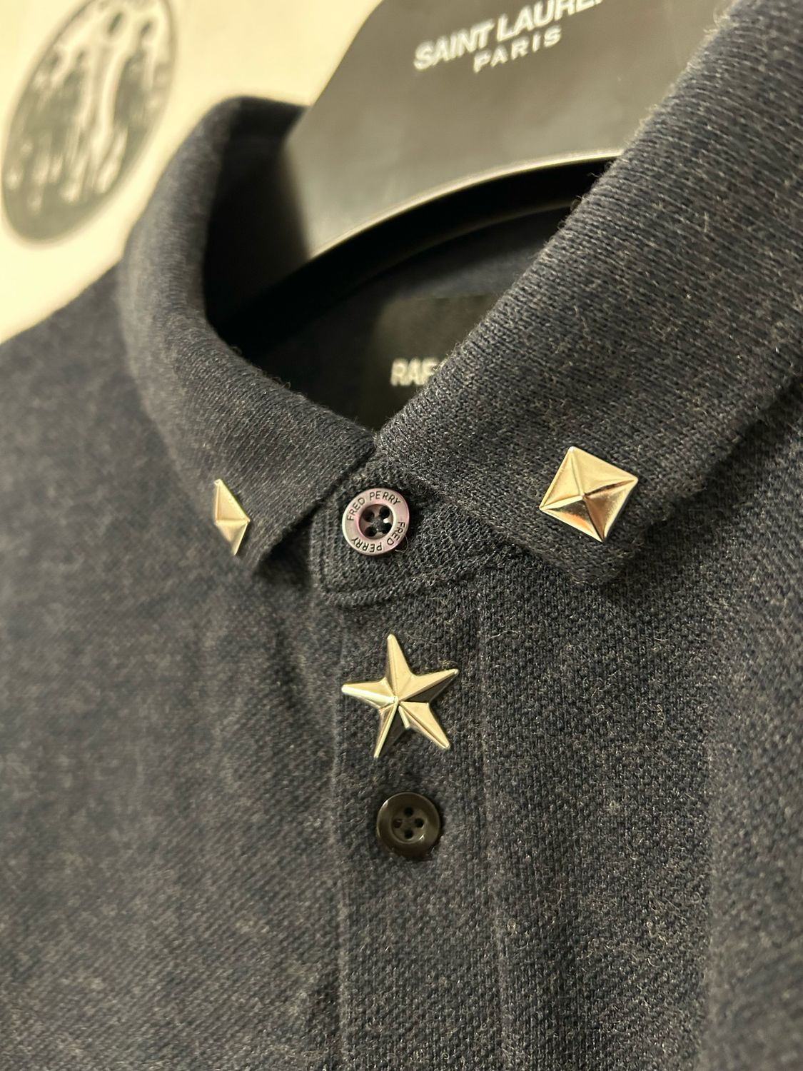 Raf Simons  SS2013 Studded Polo