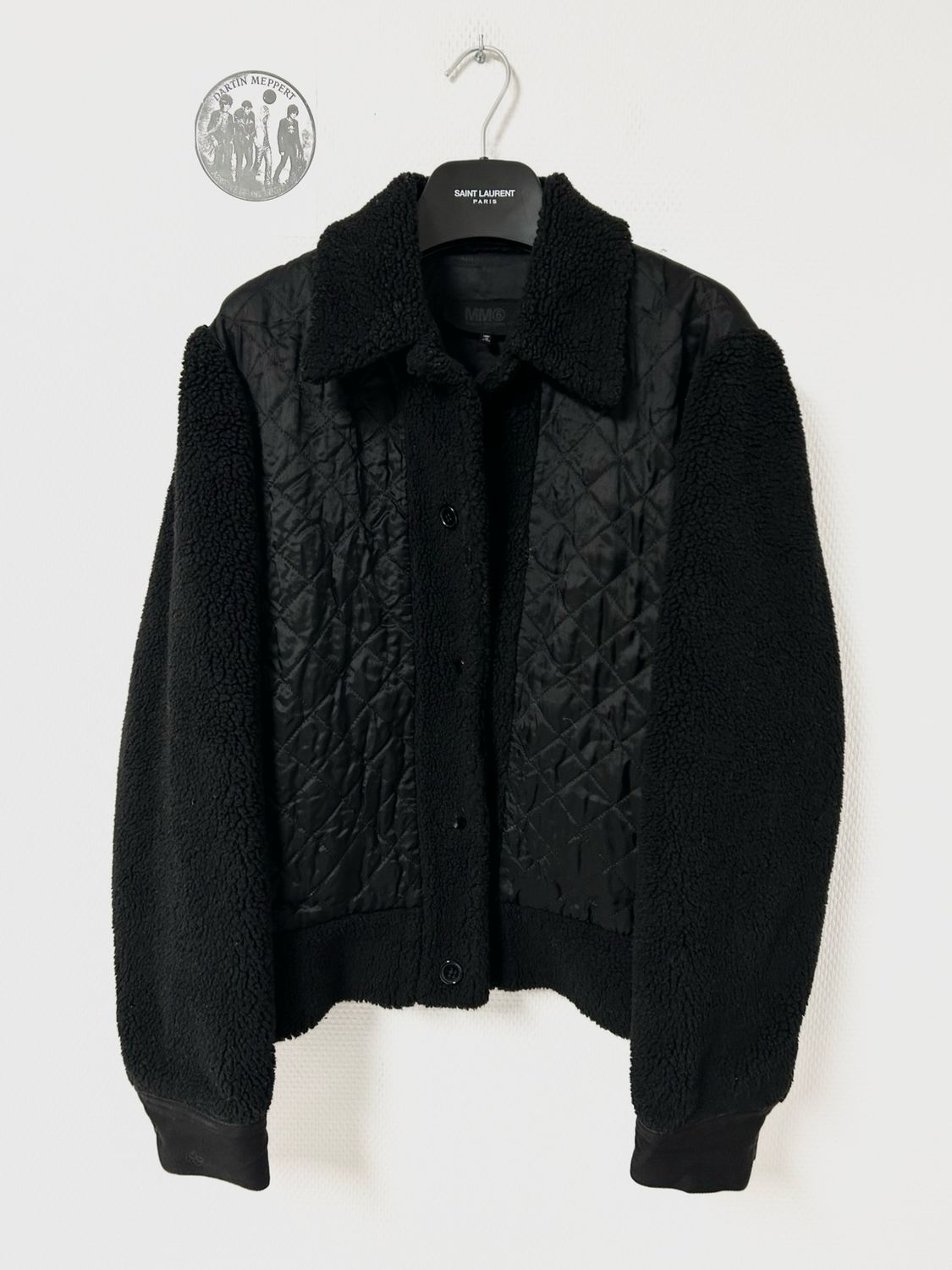 Maison Martin Margiela MM6 FW2018 Quilted Shearling Transformable Bomber Jacket Set