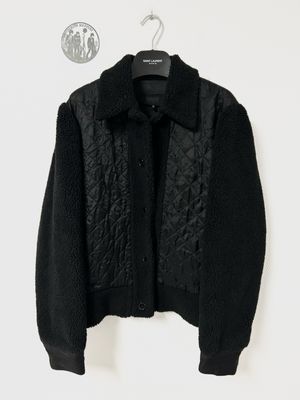 Maison Martin Margiela MM6 FW2018 Quilted Shearling Transformable Bomber Jacket Set Maison Martin Margiela MM6 FW2018 Quilted Shearling Transformable Bomber Jacket Set