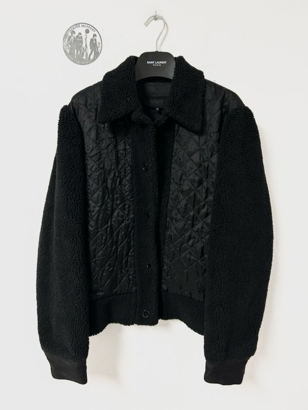 Maison Martin Margiela MM6 FW2018 Quilted Shearling Transformable Bomber Jacket Set