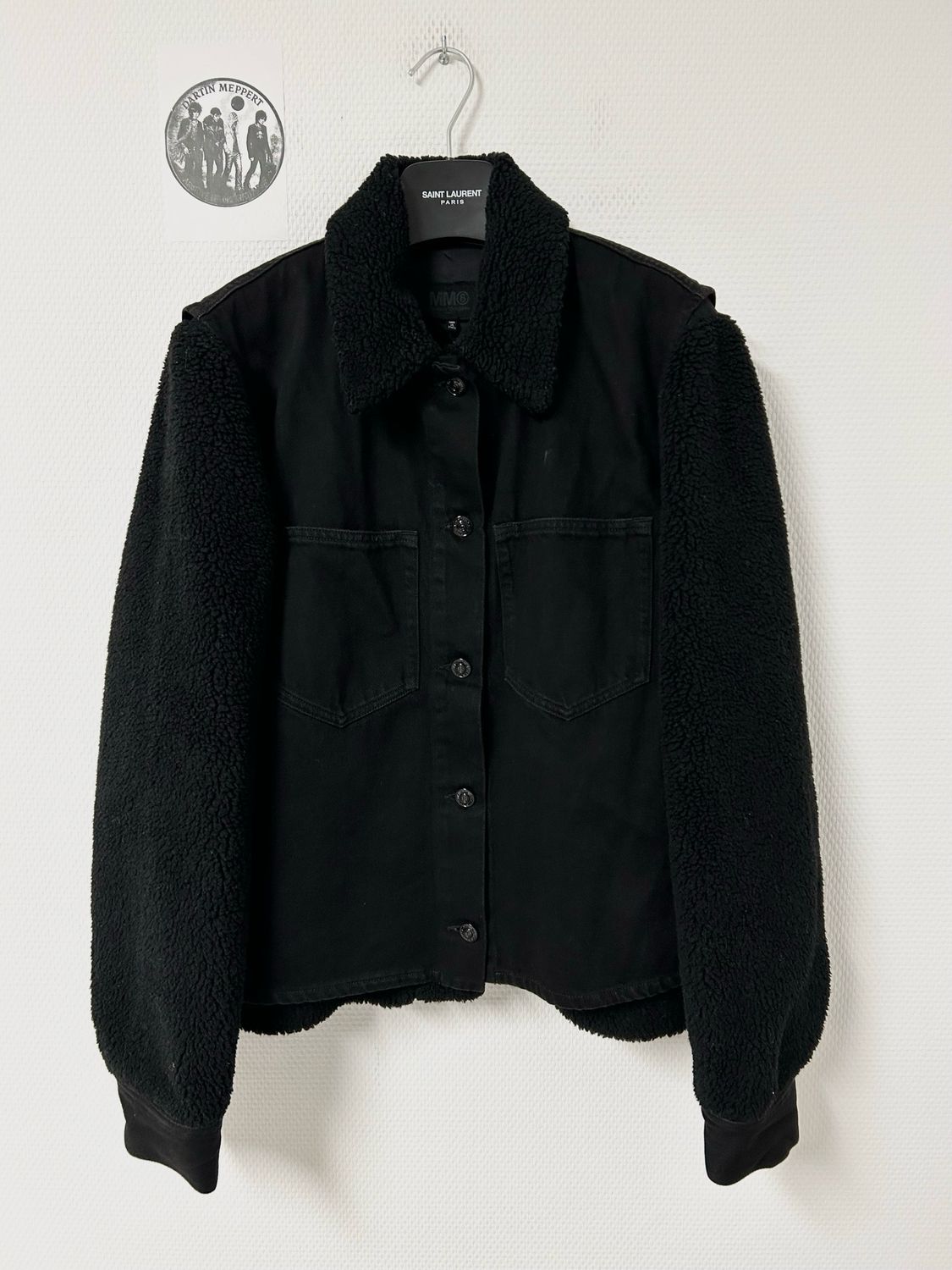 Maison Martin Margiela MM6 FW2018 Quilted Shearling Transformable Bomber Jacket Set