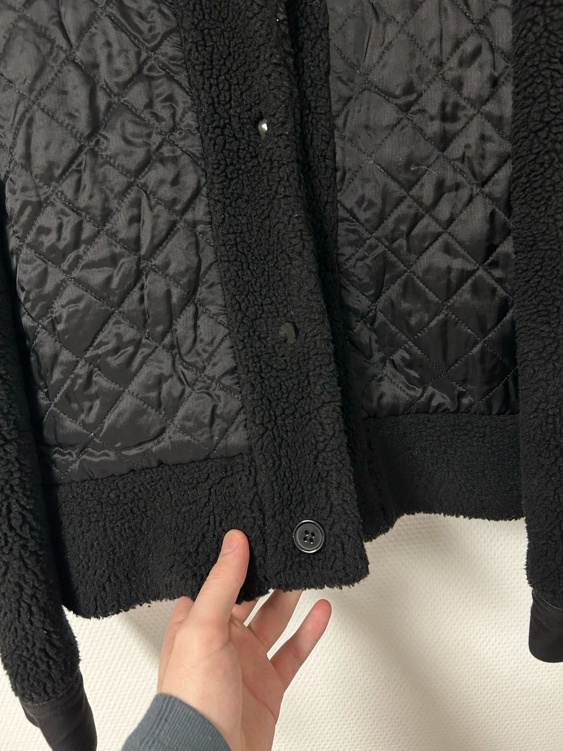 Maison Martin Margiela MM6 FW2018 Quilted Shearling Transformable Bomber Jacket Set
