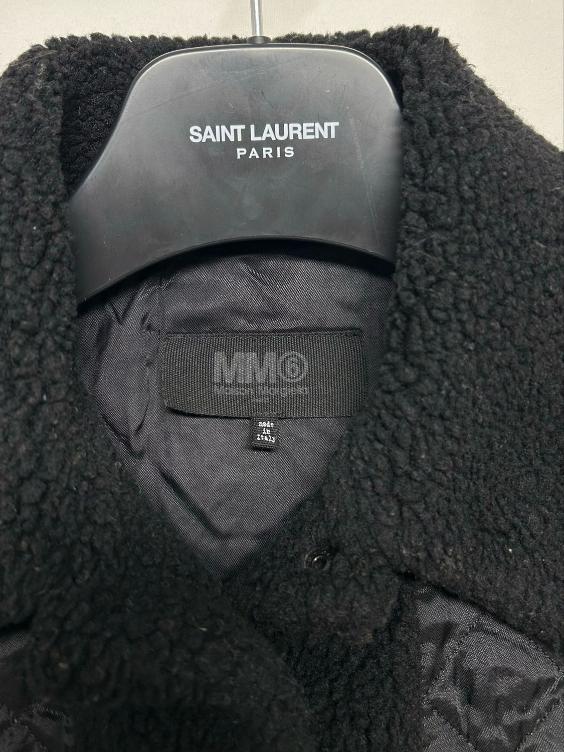 Maison Martin Margiela MM6 FW2018 Quilted Shearling Transformable Bomber Jacket Set