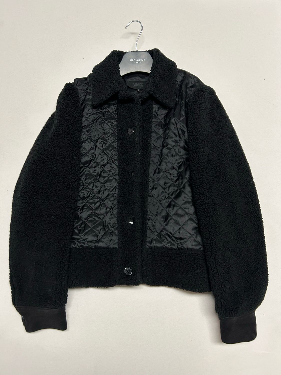 Maison Martin Margiela MM6 FW2018 Quilted Shearling Transformable Bomber Jacket Set