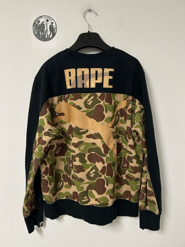 BAPE x PUMA FW2015 Unreleased 1/1 Sample Gold Camo Crewneck