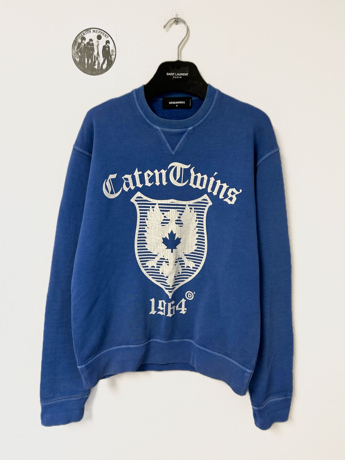 Dsquared2 by Dean &amp; Dan Caten SS2017 Caten Twins Crest 1964 Sweatshirt