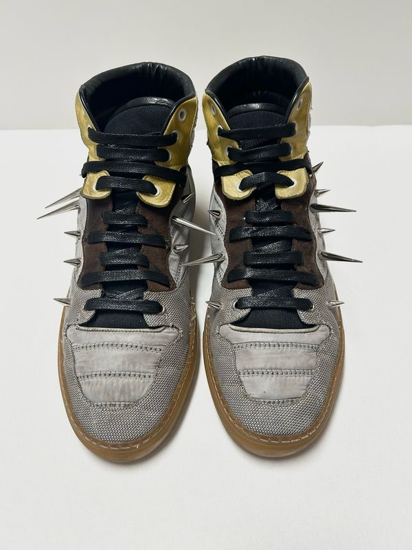 Balenciaga by Nicolas Ghesquière FW2012 Arena Spiked High-Top Sneakers