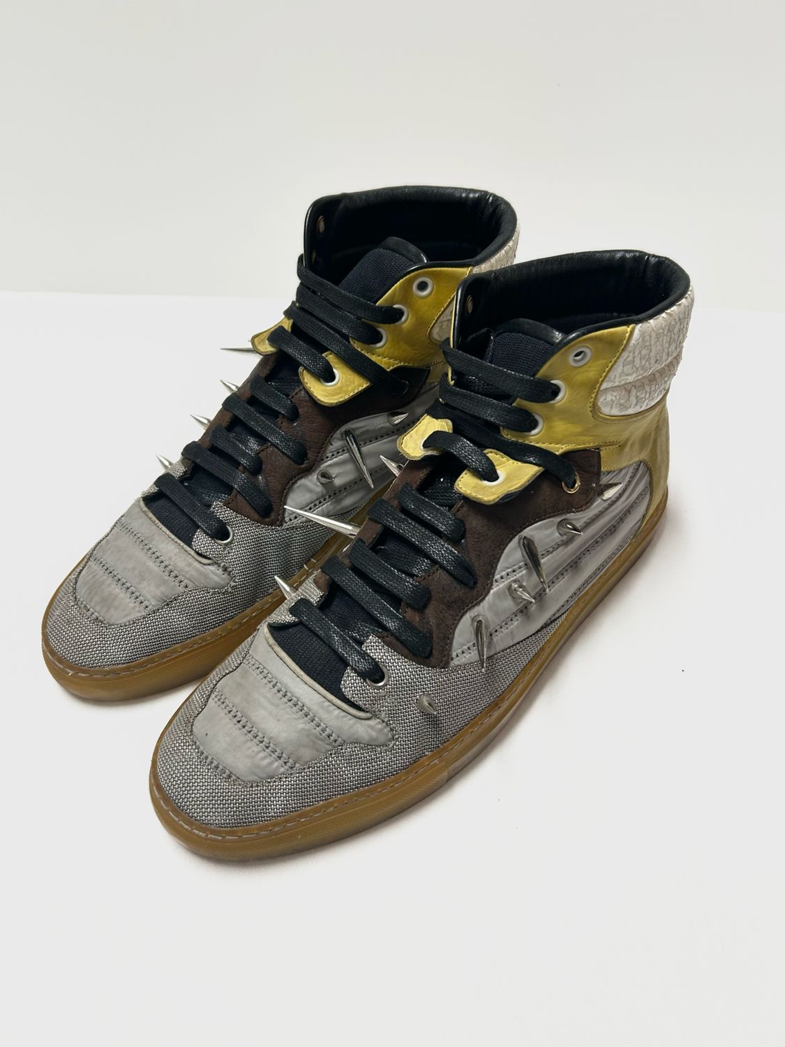 Balenciaga by Nicolas Ghesquière FW2012 Arena Spiked High-Top Sneakers