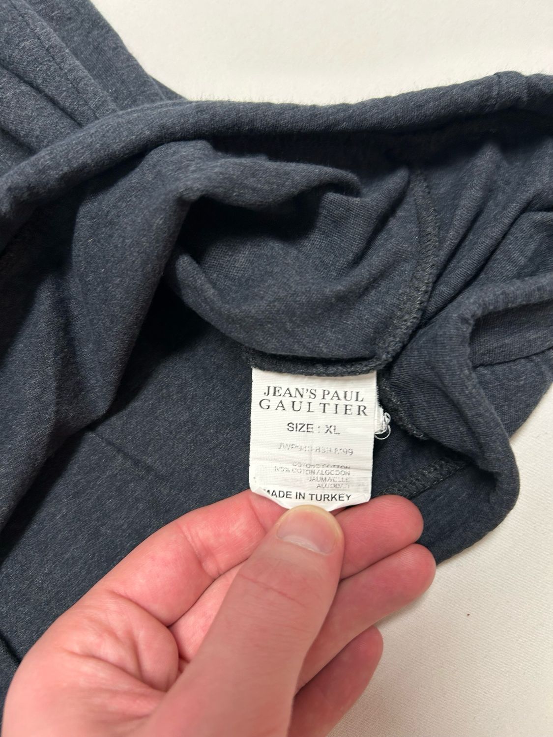 Jean Paul Gaultier SS2009 Drawstring Hem Graphic Tee