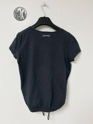Jean Paul Gaultier SS2009 Drawstring Hem Graphic Tee