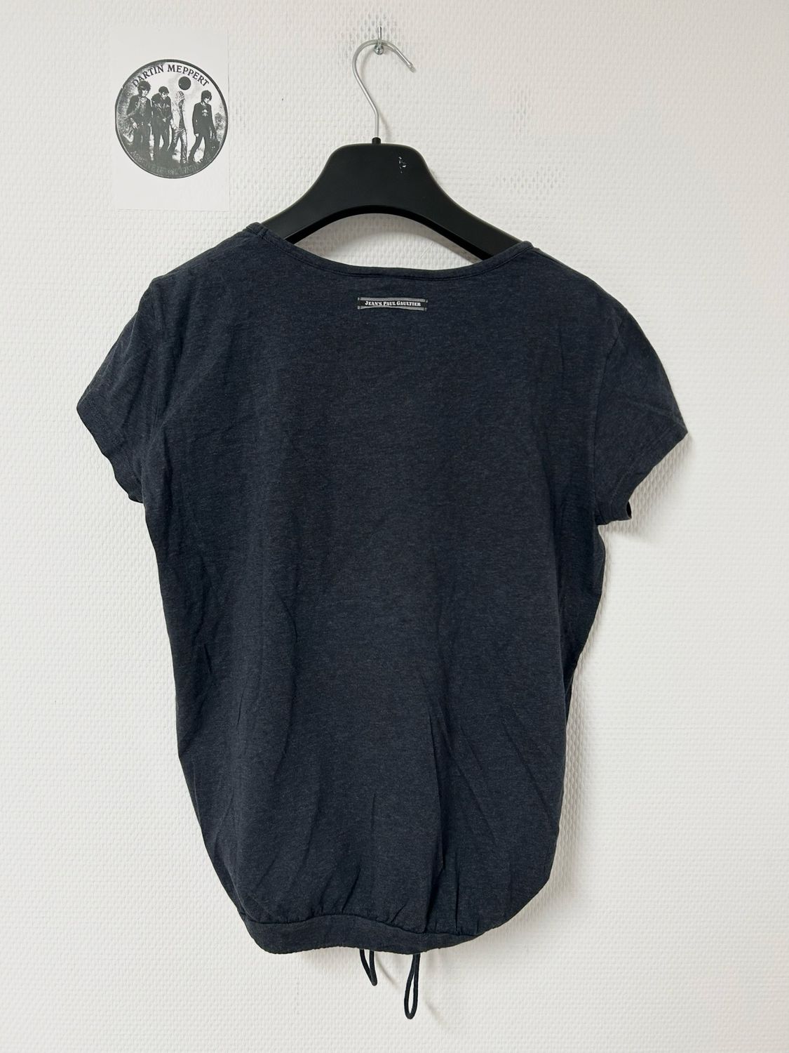 Jean Paul Gaultier SS2009 Drawstring Hem Graphic Tee