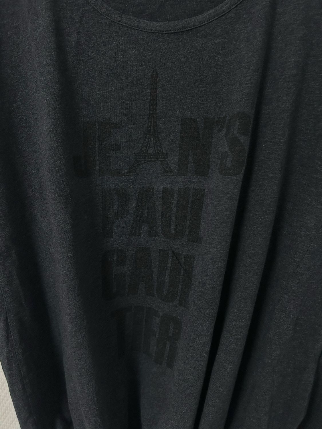 Jean Paul Gaultier SS2009 Drawstring Hem Graphic Tee