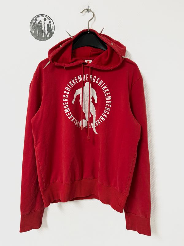 Dirk Bikkembergs  FW2005 Spiked Logo Hoodie