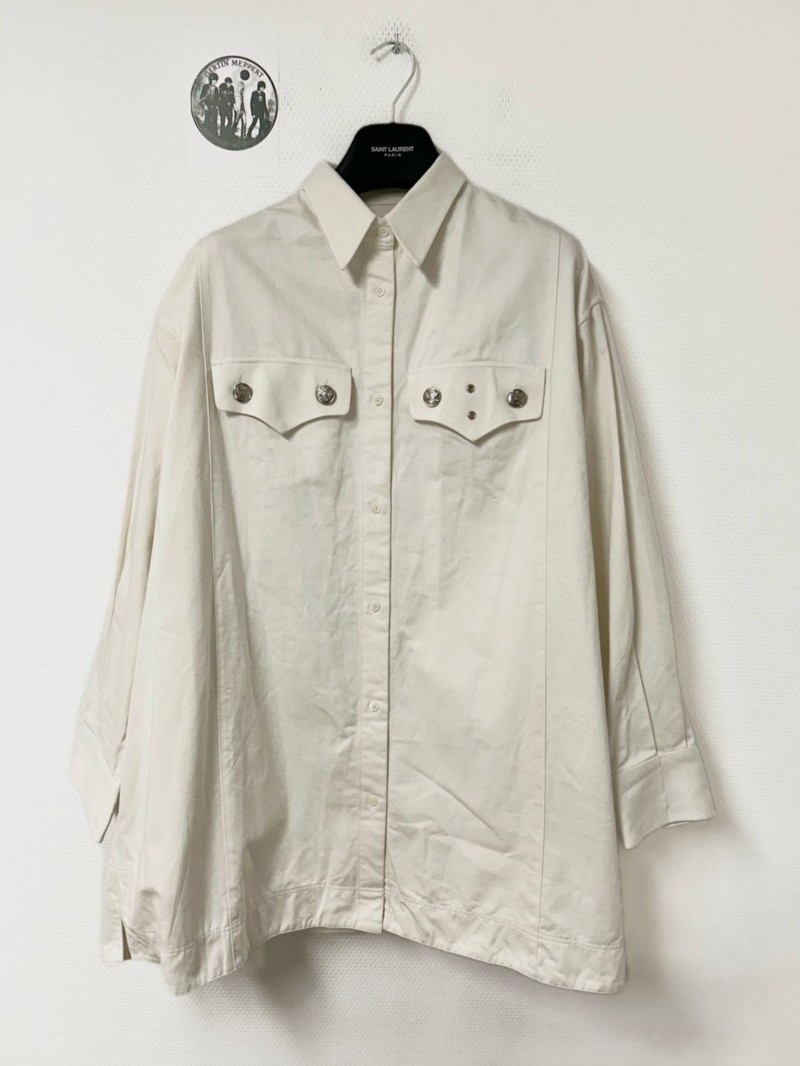 Calvin Klein 205W39NYC by Raf Simons SS2018 Police Western Oversized Shirt