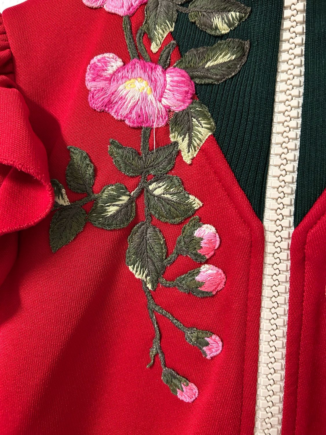 Gucci by Alessandro Michele FW2017 Floral Embroidered Zip Jacket