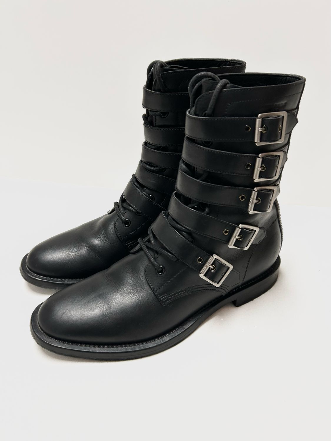 Saint Laurent Paris by Hedi Slimane FW2013 Bondage Ranger Boot