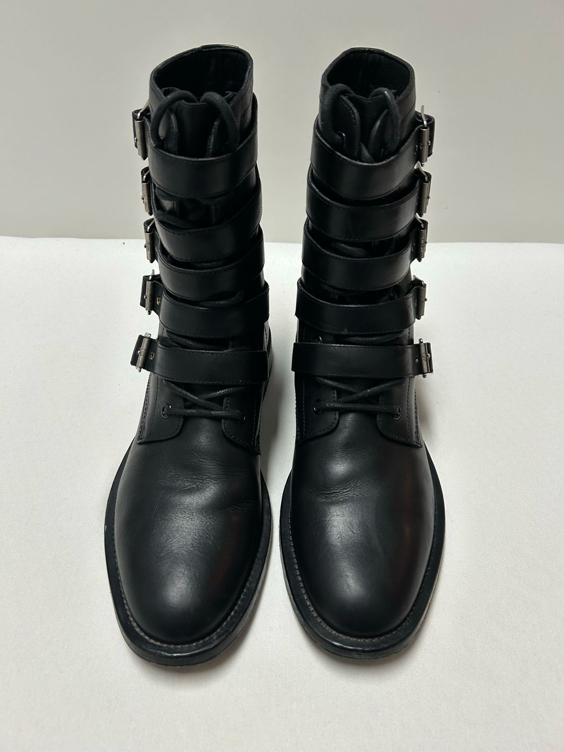 Saint Laurent Paris by Hedi Slimane FW2013 Bondage Ranger Boot